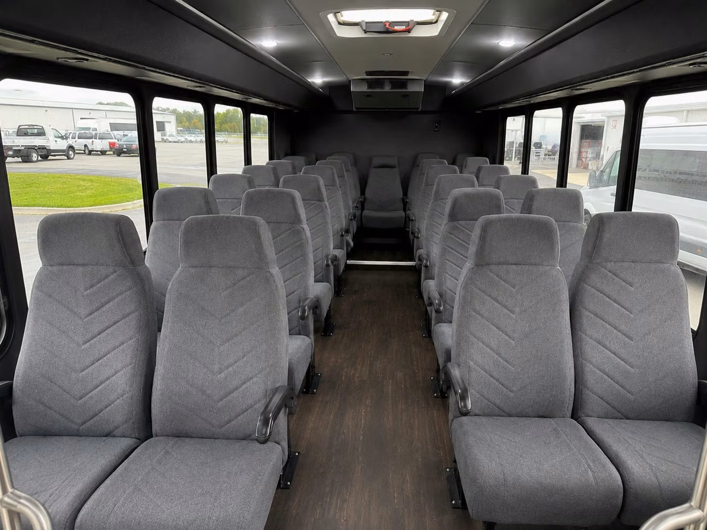 18 passenger minibus interior