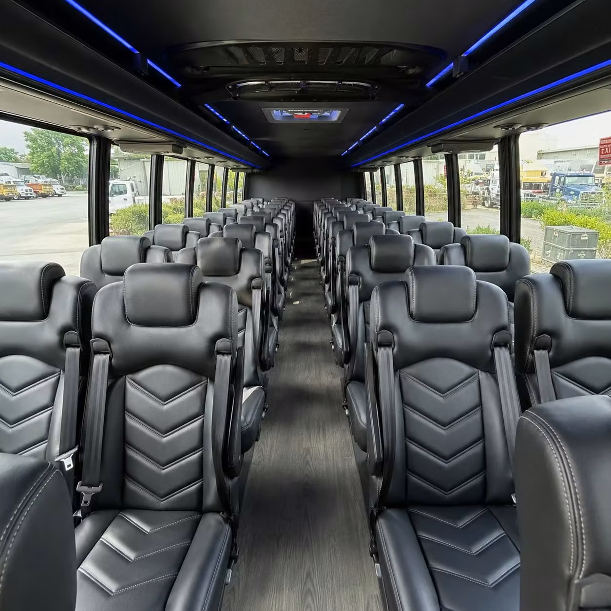 35 passenger minibus inside