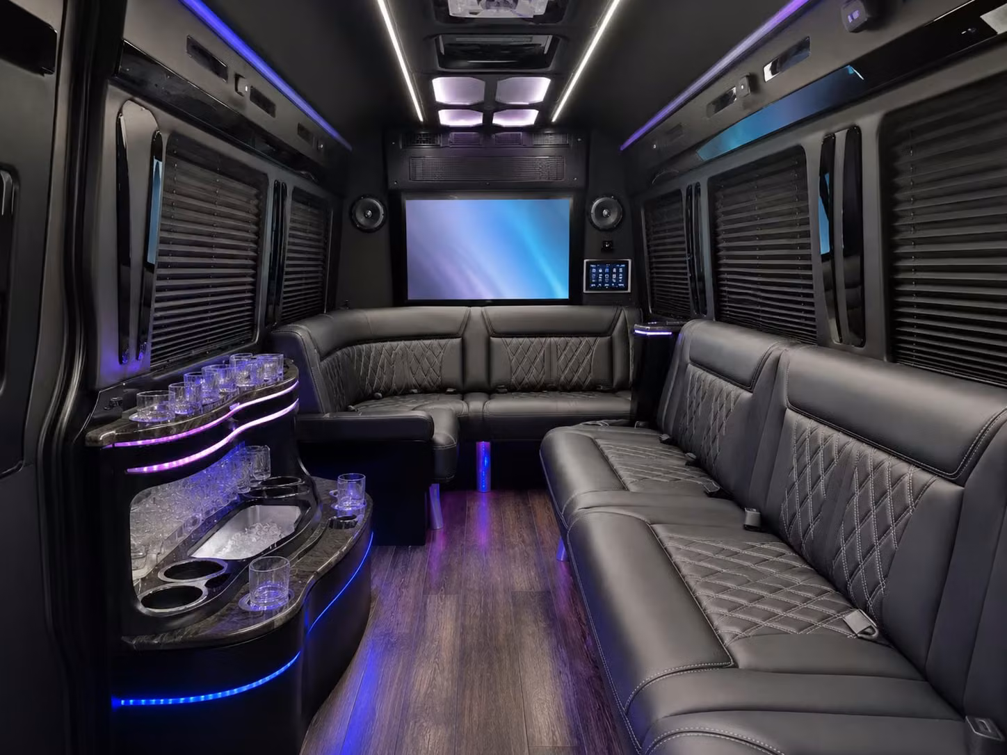bus rental options for fontana trips