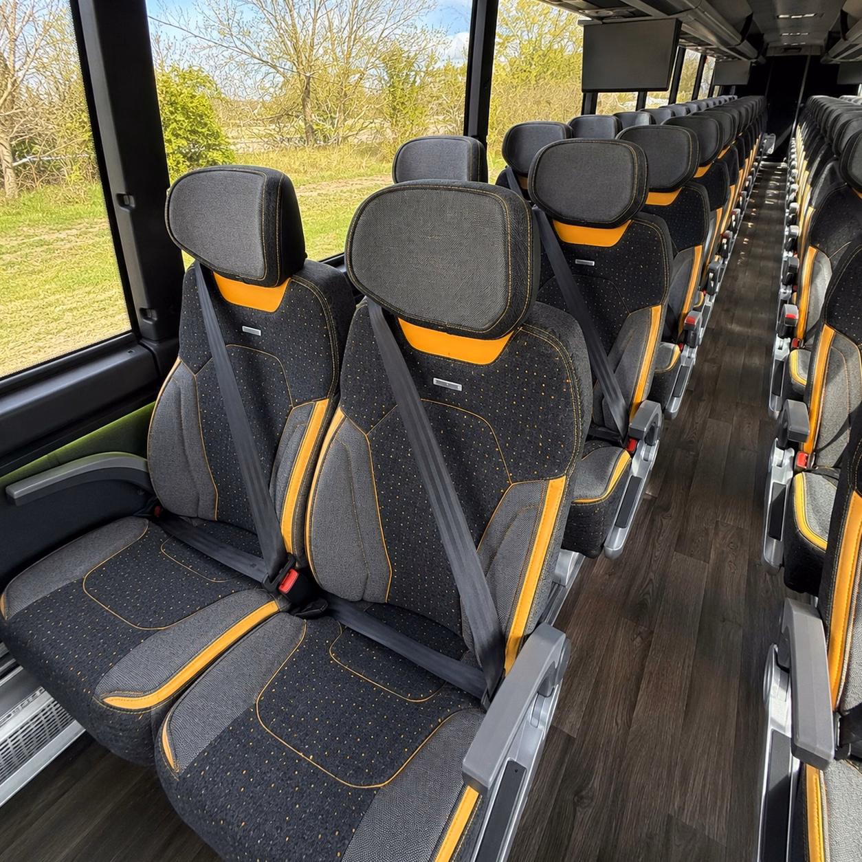 charter buses for march air reserve base personnel transfers near fontana
