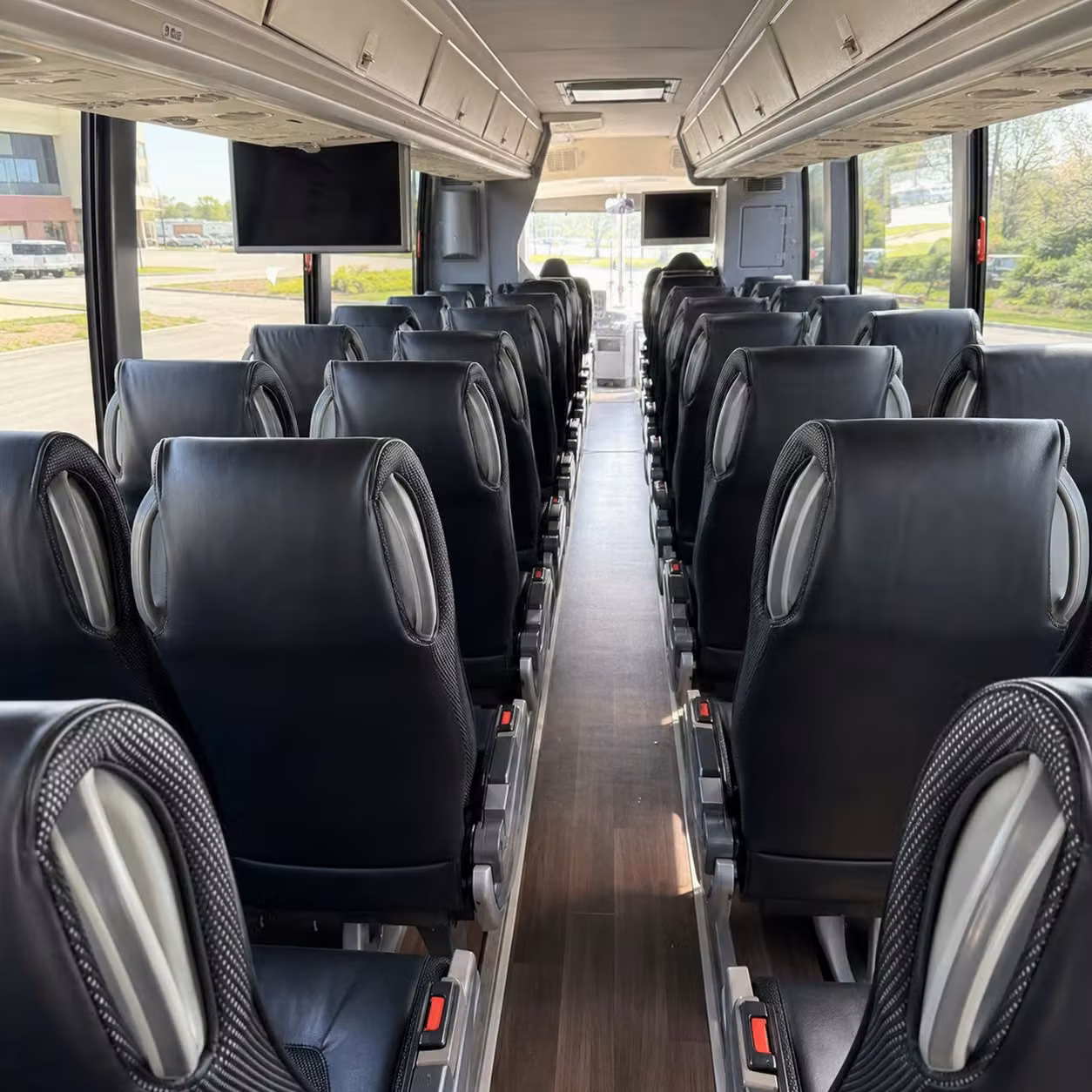 fontana charter bus rental inside