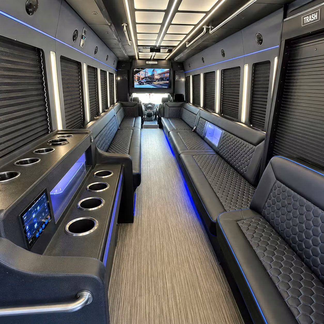 party bus interior