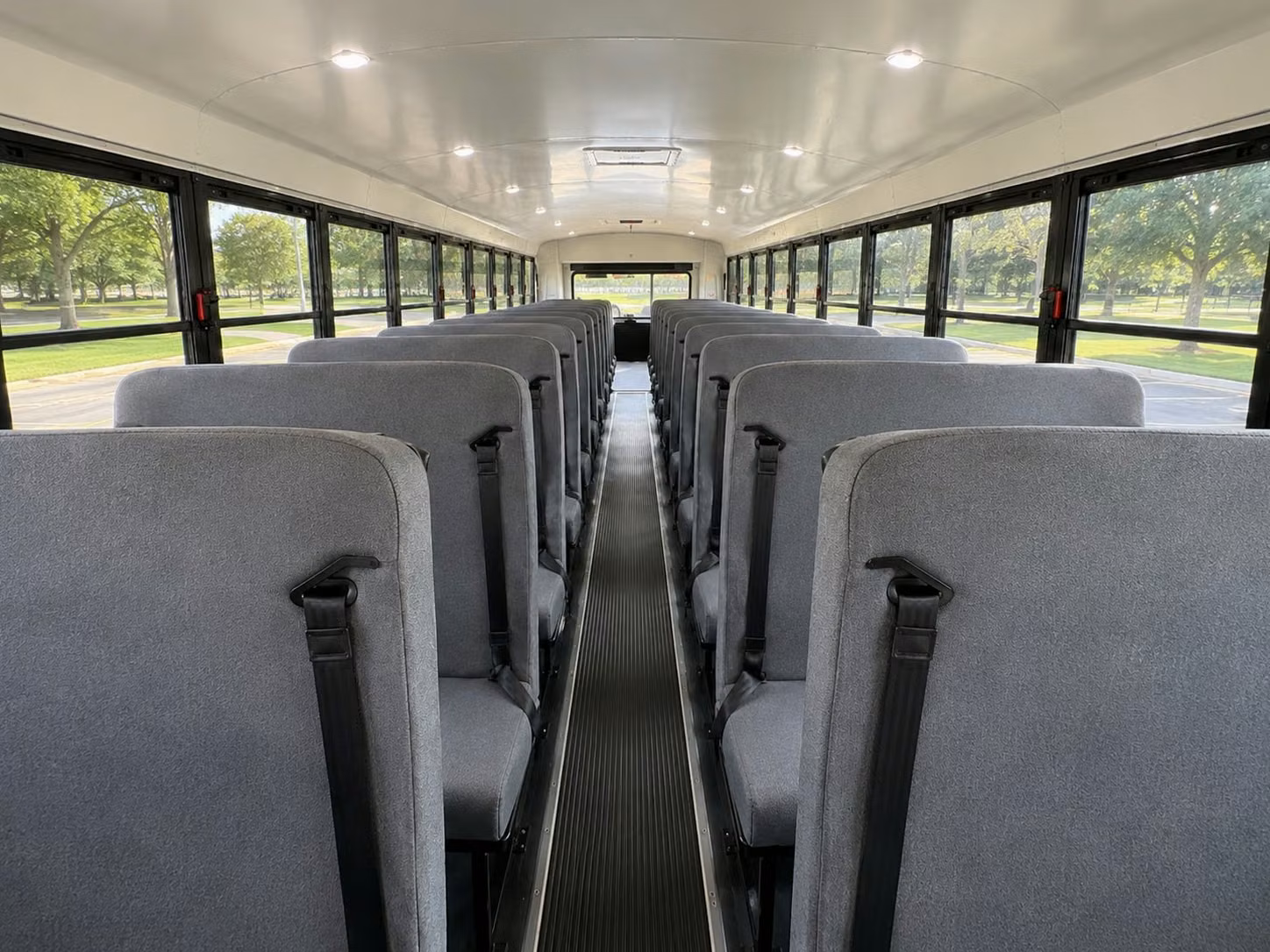 school bus interior